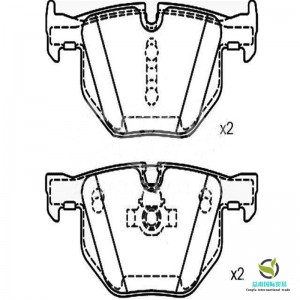 Pads coscáin (OE: 34216763044)