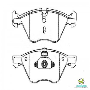 Pads Coscáin (OE: 34 11 6 771 868)